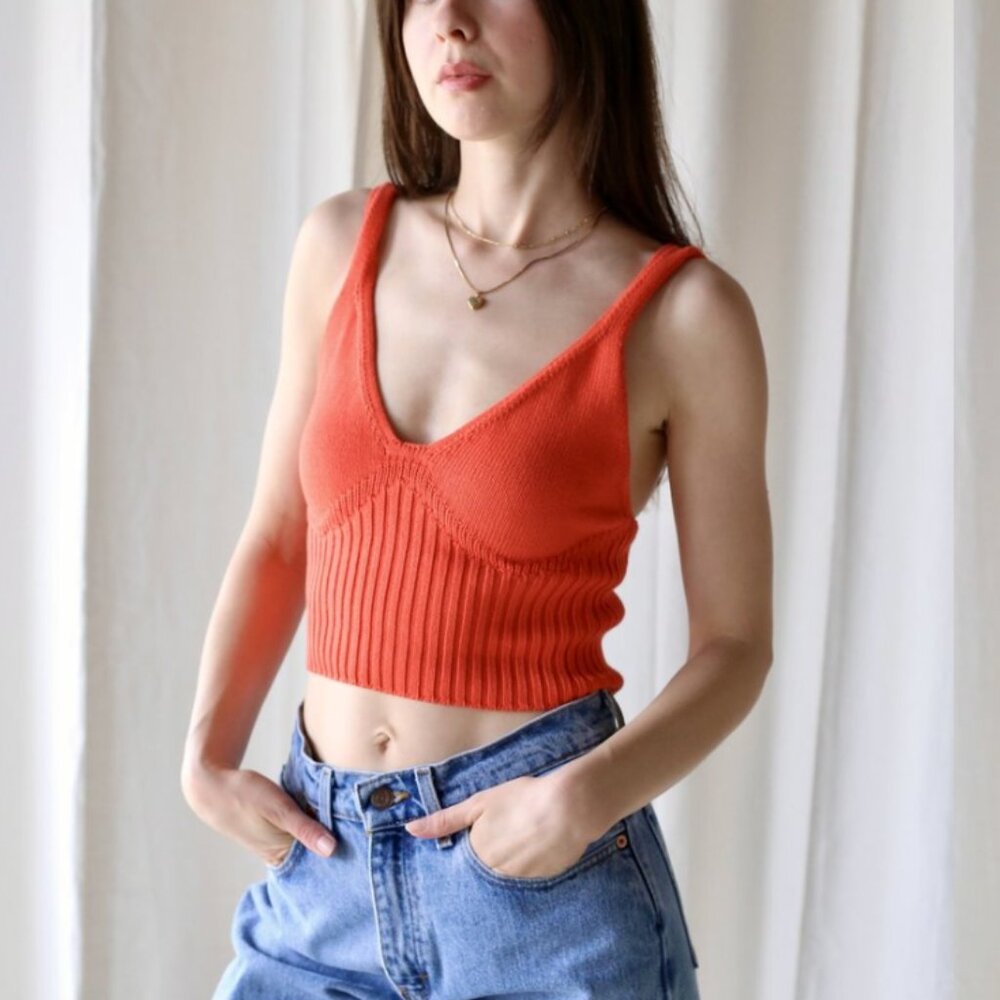 Rita Row Francoise Knit Tank in Red (BNWT)